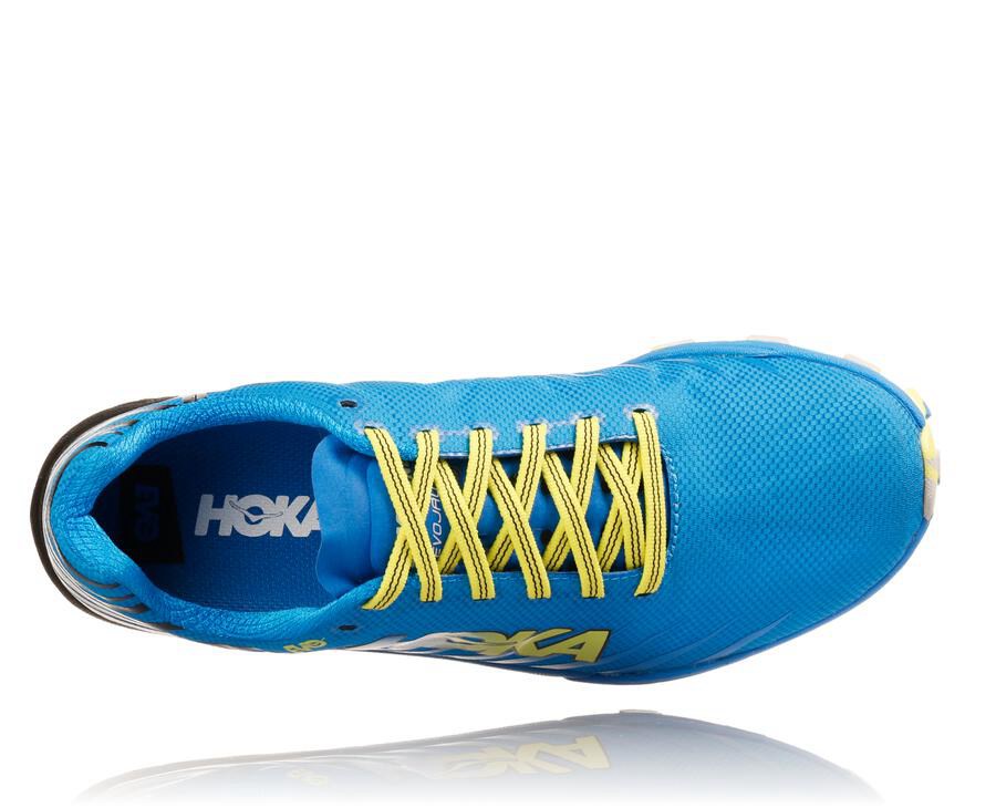 Hoka One One Evo Jawz Trailskor Dam - Blå - UOKEC-6120